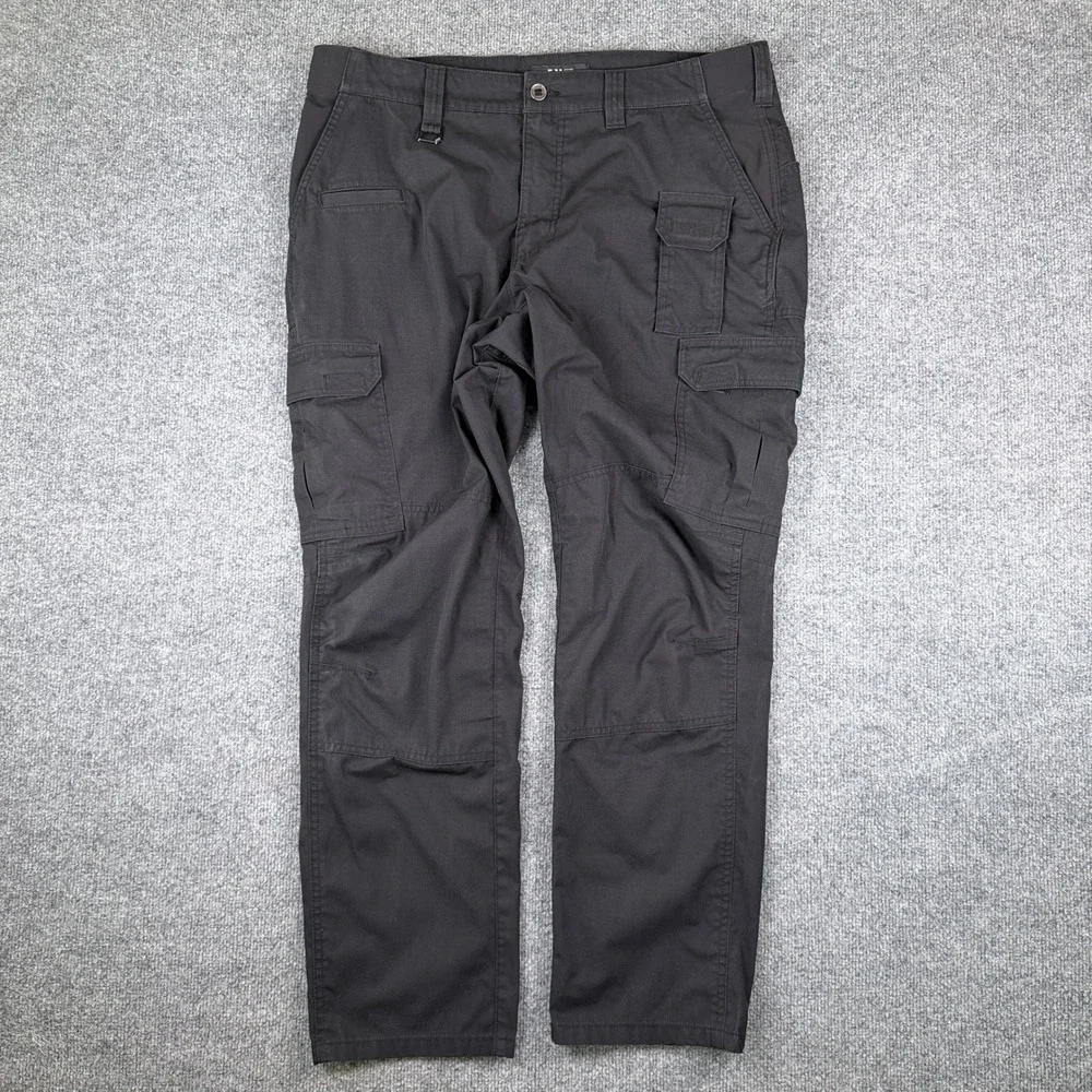 511 Tactical ABR Pro Cargo Pants Mens 38x32 Black Utility Straight Fit 74512